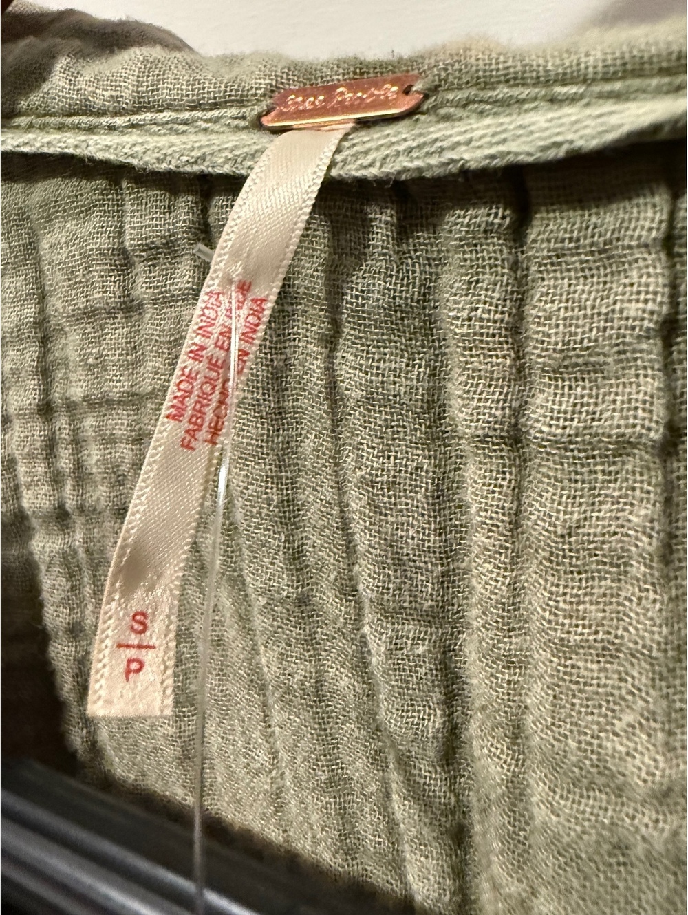FREE PEOPLE Tracking Trails Shirt Dress - Picture 8 of 8